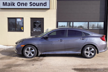 2020 Honda Civic with dark window tint